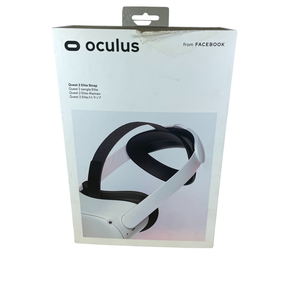 Oculus Quest 2 Elite Strap for Enhanced Support and Comfort in VR - New Open Box